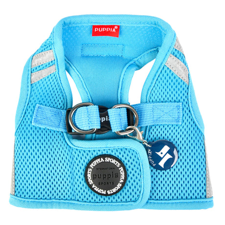 Puppia Soft Vest Harness PRO model B Skyblue - Premium hondentuig > honden harnas from Puppia - Just €23.99! Shop now at Frenkiezdogshop