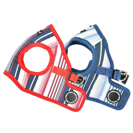 Puppia Caiden Harness model B Blue hondentuig > honden harnas > model B Small