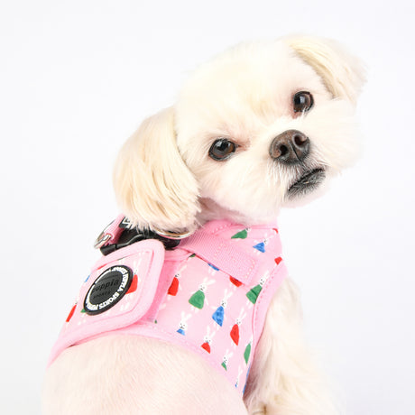 Puppia Mollie Harness model B Pink ( XLARGE) hondentuig > honden harnas > model B Large
