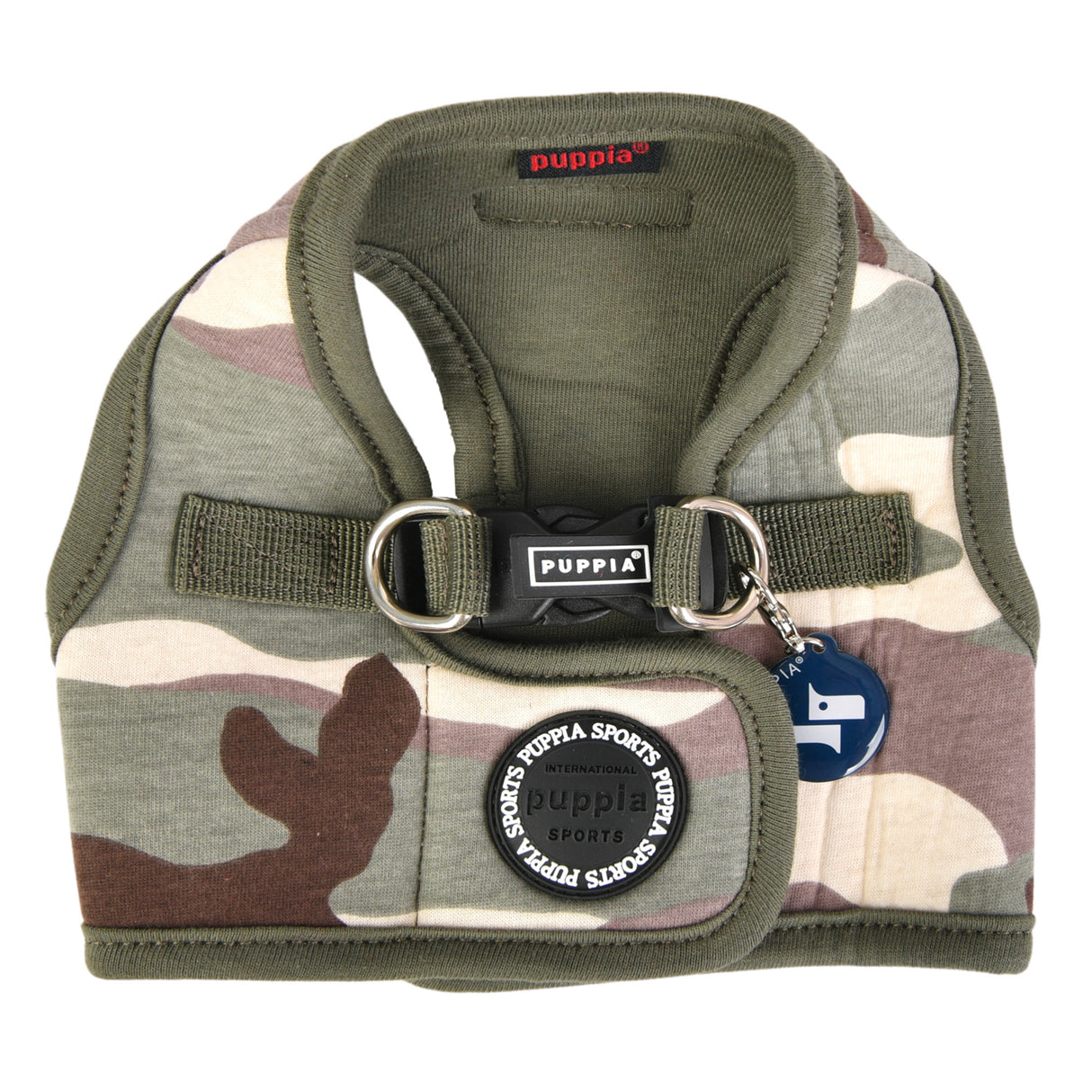 Puppia Lance Harness model B Camo ( Small ) - Premium hondentuig > honden harnas from Puppia - Just €29.99! Shop now at Frenkiezdogshop