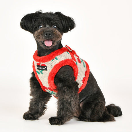 Puppia Vest Harness B Cheryl Red hondentuig > honden harnas > model B Small