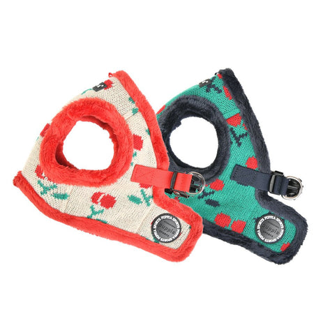 Puppia Vest Harness B Cheryl Red hondentuig > honden harnas > model B Small