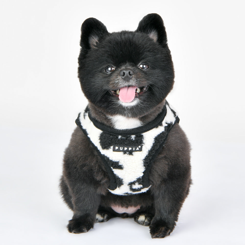 Puppia Vest Harness B Serval Black - Premium hondentuig > honden harnas from Puppia - Just €31.99! Shop now at Frenkiezdogshop