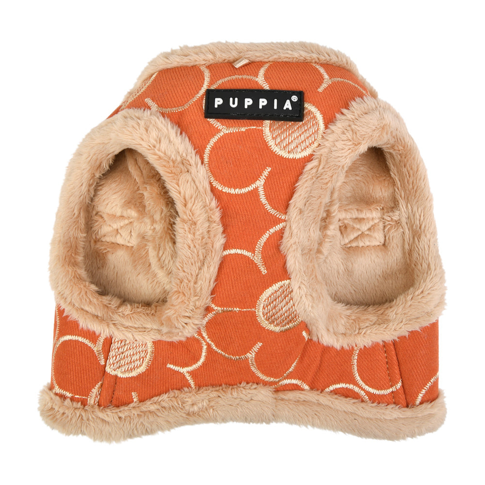 Puppia Vest Harness B Florent Orange - Premium hondentuig > honden harnas from Puppia - Just €33.99! Shop now at Frenkiezdogshop