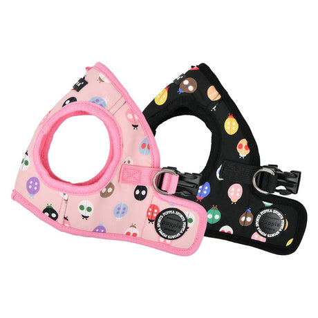 Puppia Lady Beetle Vest Harness model B Black hondentuig > honden harnas > model B Small