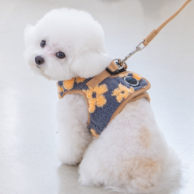 Puppia Ren Vest Harness model B Beige - Premium hondentuig > honden harnas from Puppia - Just €35.99! Shop now at Frenkiezdogshop