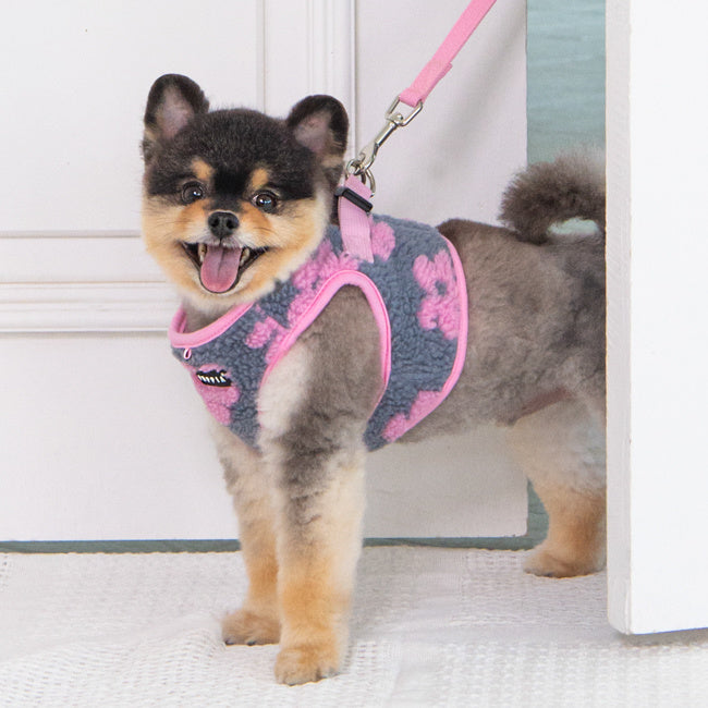 Puppia Ren Vest Harness model B Pink - Premium hondentuig > honden harnas from Puppia - Just €35.99! Shop now at Frenkiezdogshop