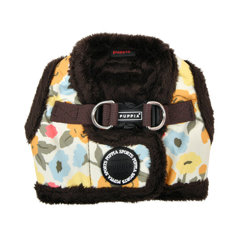 Puppia Alyssa Vest Harness model B Brown - Premium hondentuig > honden harnas from Puppia - Just €31.99! Shop now at Frenkiezdogshop