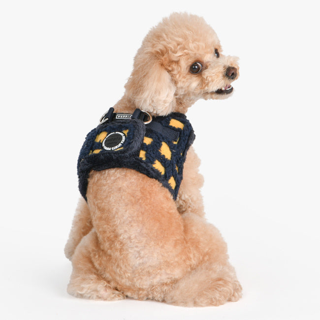 Puppia Stefan Vest Harness model B Navy - Premium hondentuig > honden harnas from Puppia - Just €33.99! Shop now at Frenkiezdogshop