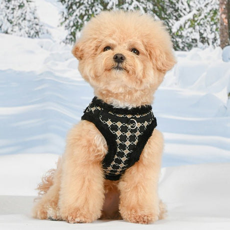 Puppia Jace Vest Harness model B Black hondentuig > honden harnas > model B Small