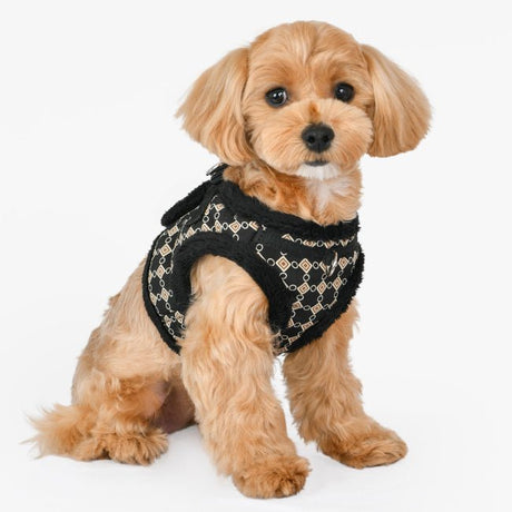 Puppia Jace Vest Harness model B Black hondentuig > honden harnas > model B Small