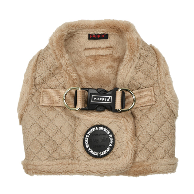 Puppia Douglas Vest Harness B Beige - Premium hondentuig > honden harnas from Puppia - Just €29.99! Shop now at Frenkiezdogshop