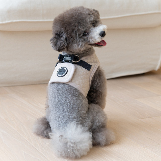 Puppia Irvin Vest Harness B Cream