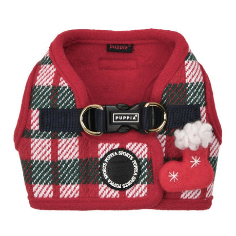 Puppia Festive Vest Harness B Red hondentuig > honden harnas > model B Small