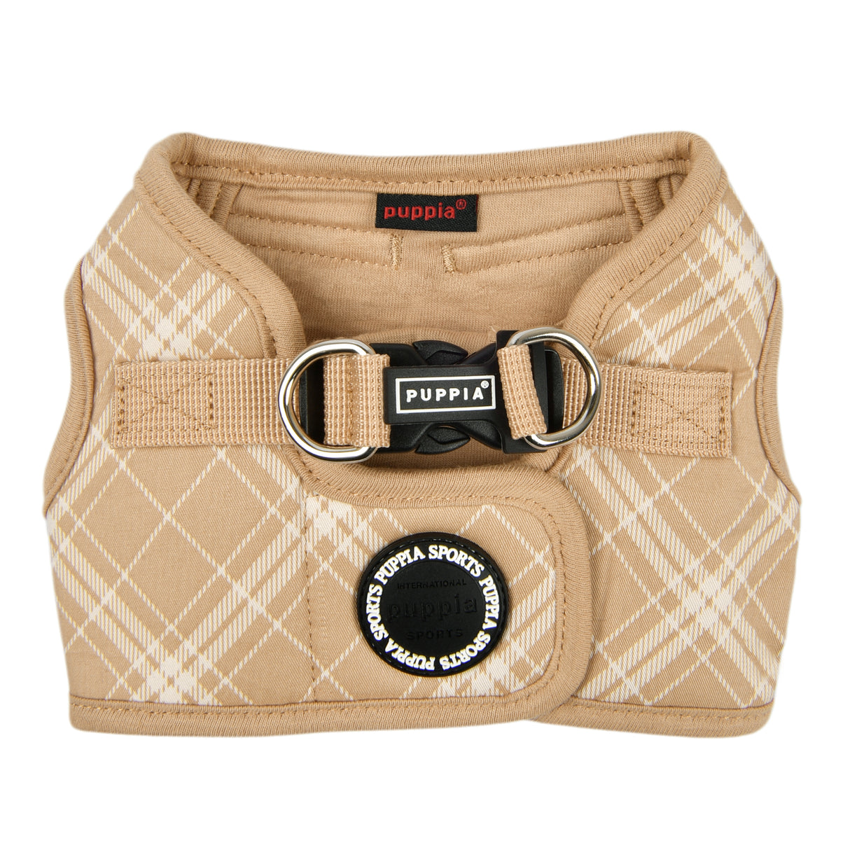 Puppia Corwin Vest Harness model B Beige hondentuig > honden harnas > model B Small