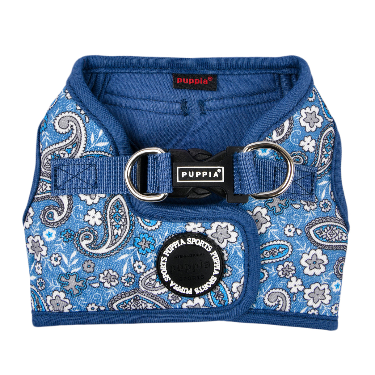 Puppia Cynthia Vest Harness model B Blue hondentuig > honden harnas > model B Small