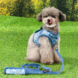 Puppia Cynthia Vest Harness model B Blue hondentuig > honden harnas > model B Small