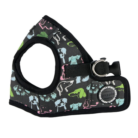 Puppia Connor Vest Harness Model B Black
