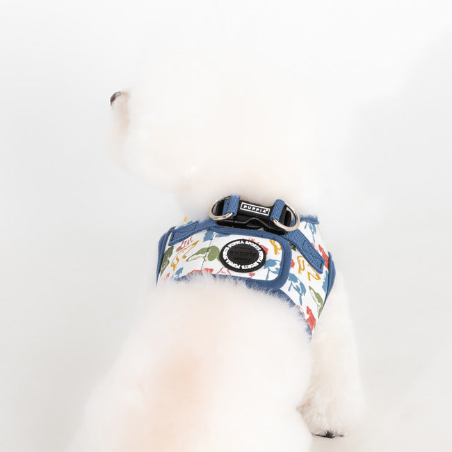 Puppia Connor Vest Harness Model B Blue