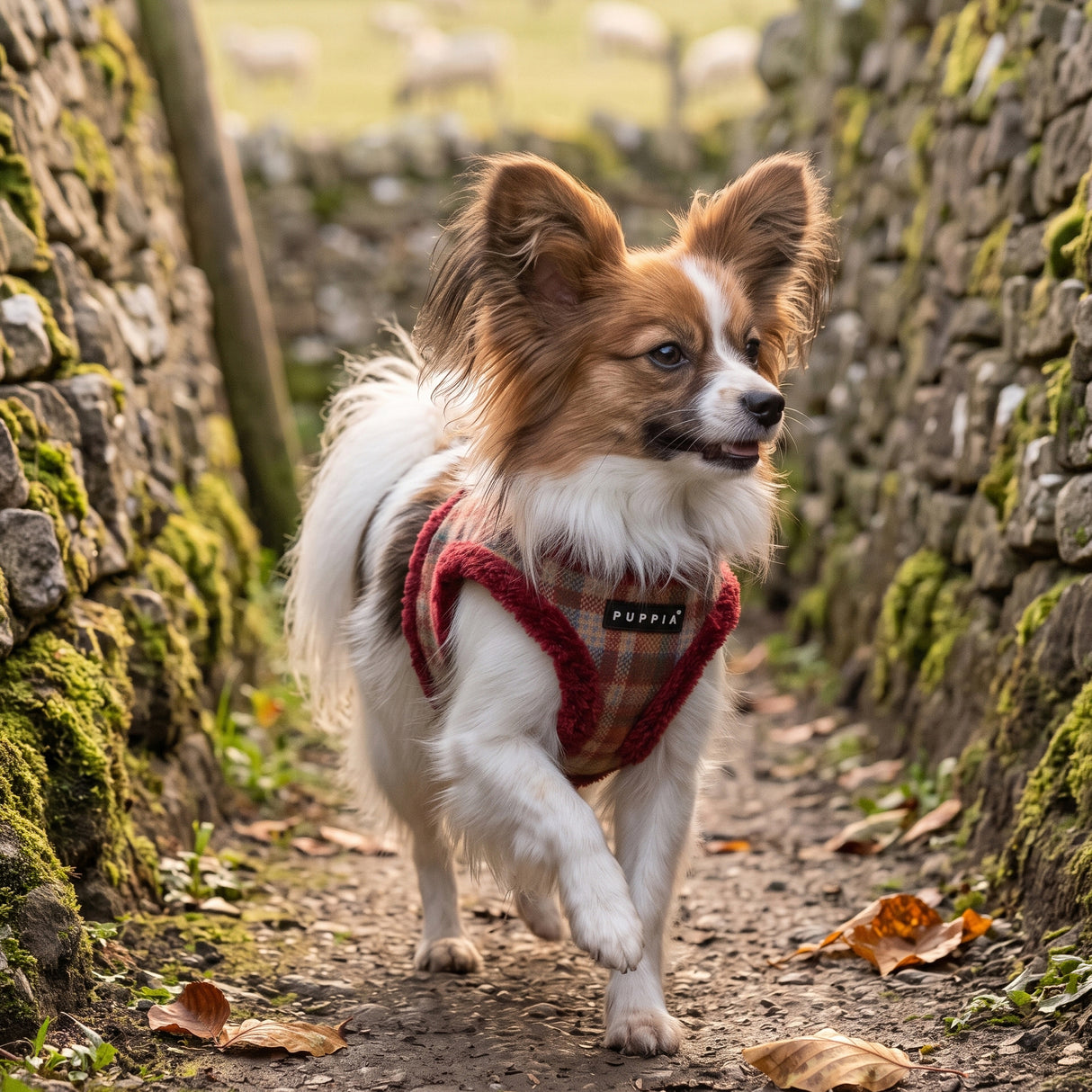 Puppia Adonissa Vest Harness Model B - Wine