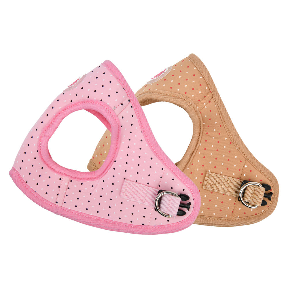 Pinkaholic Mila Vest Harness Beige - Premium hondentuig > honden harnas from Pinkaholic - Just €32.99! Shop now at Frenkiezdogshop