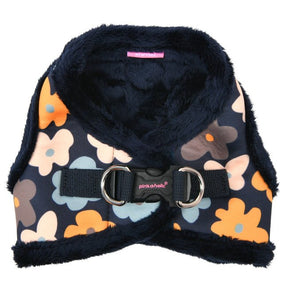 Pinkaholic Heather Vest Harness Navy hondentuig > honden harnas > model B Small