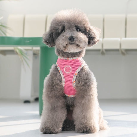 Pinkaholic Emma Vest Harness Pink hondentuig > honden harnas > model B Small