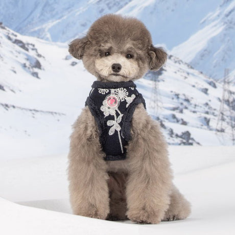 Pinkaholic Celandine Vest Harness Navy hondentuig > honden harnas > model B Small