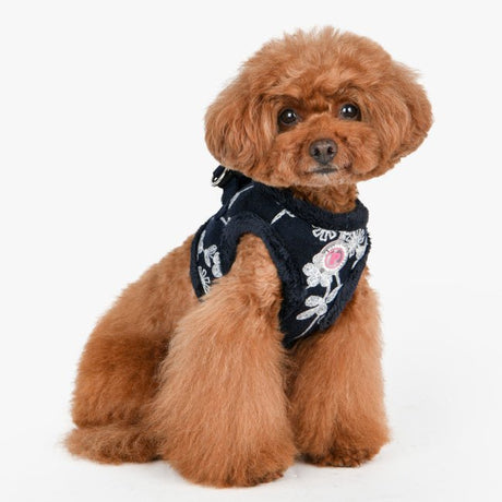 Pinkaholic Celandine Vest Harness Navy hondentuig > honden harnas > model B Small