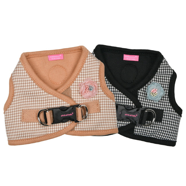 Pinkaholic Louise Vest Harness Beige - Premium hondentuig > honden harnas from Pinkaholic - Just €31.99! Shop now at Frenkiezdogshop