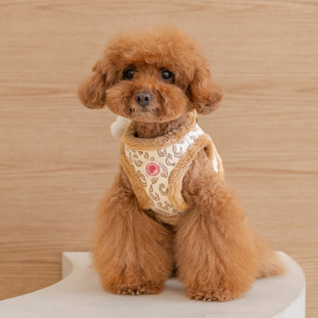 Pinkaholic Tailsy Vest Harness B Beige hondentuig > honden harnas > model B Small