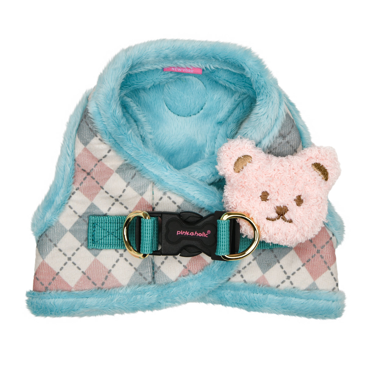 Pinkaholic Annika Vest Harness Aqua - Premium hondentuig > honden harnas from Pinkaholic - Just €31.99! Shop now at Frenkiezdogshop