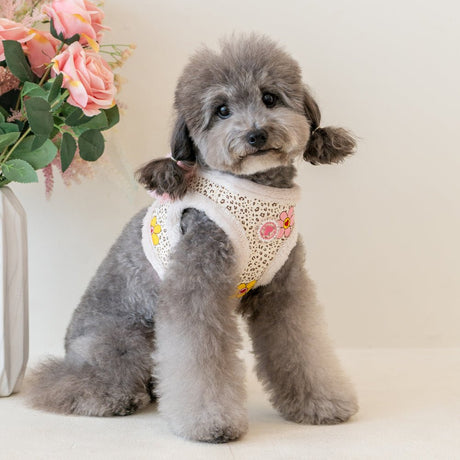 Pinkaholic Alisa Vest Harness B LightBeige hondentuig > honden harnas > model B Small