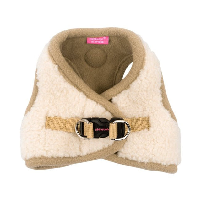 Pinkaholic Itzel Vest Harnas Model B - Beige hondentuig > honden harnas > model B Small