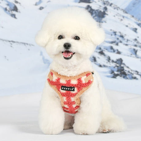 Puppia Stefan Harness Model C Coral hondentuig > honden harnas > model C Small