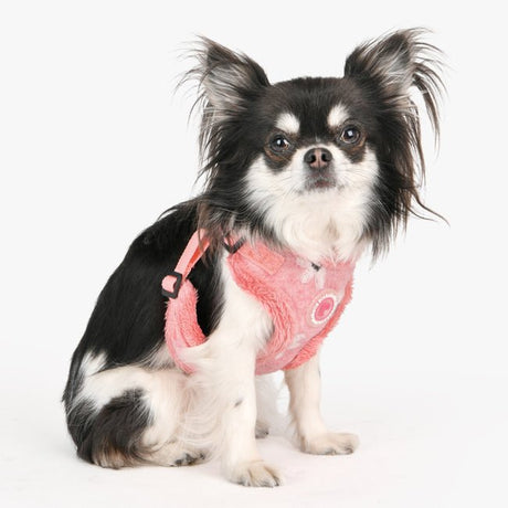 Pinkaholic Nanala Comfort Harness model C indian pink hondentuig > honden harnas > model C Small