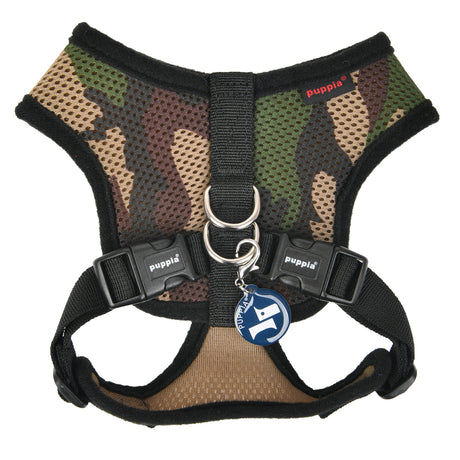 Puppia Soft Harness model E Camo - Premium hondentuig > honden harnas from Puppia - Just €20! Shop now at Frenkiezdogshop