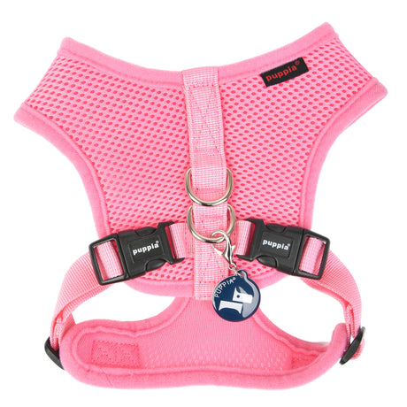 Puppia Soft Harness model E Pink - Premium hondentuig > honden harnas from Puppia - Just €20! Shop now at Frenkiezdogshop