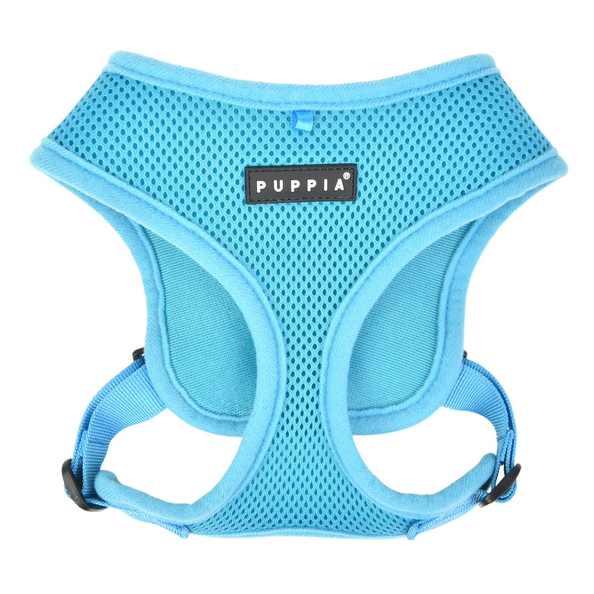 Puppia Soft Harness model E Sky Blue - Premium hondentuig > honden harnas from Puppia - Just €20! Shop now at Frenkiezdogshop