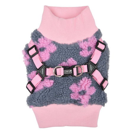 Puppia Sweater Harness J Ren Pink - Premium hondentuig > honden harnas from Puppia - Just €35.99! Shop now at Frenkiezdogshop