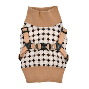 Puppia Sweater Harness J Jace Beige - Premium Hondenkleding > Hondentrui from Puppia - Just €34.99! Shop now at Frenkiezdogshop