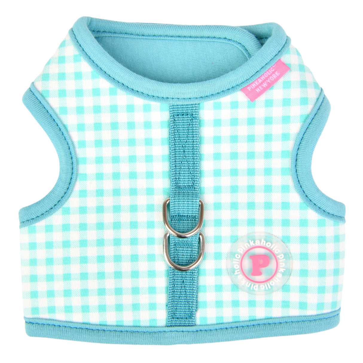 Pinkaholic Alaia Pinka Harness Aqua - Premium hondentuig > honden harnas from Pinkaholic - Just €29.99! Shop now at Frenkiezdogshop