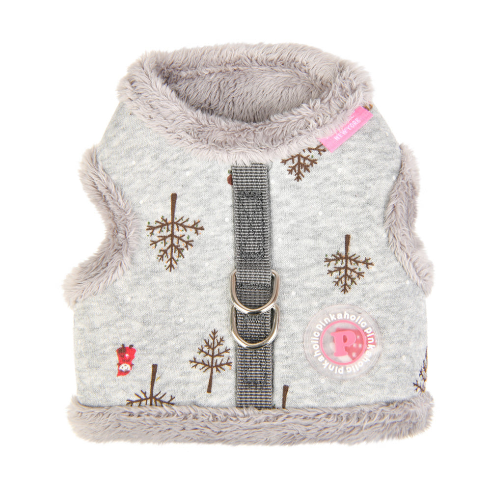 Pinkaholic Eira Pinka Harness Melange Grey - Premium hondentuig > honden harnas from Pinkaholic - Just €28.99! Shop now at Frenkiezdogshop