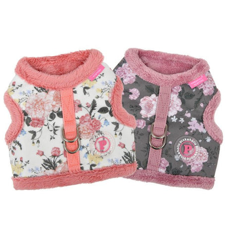 Pinkaholic Calla Pinka Harness Grey hondentuig > honden harnas > model B Small