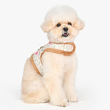 Pinkaholic Kalina Pinka Harness Beige - Premium hondentuig > honden harnas from Pinkaholic - Just €29.99! Shop now at Frenkiezdogshop