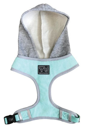 Big and Little Dogs Hoody Harness Classic Teal ( X Small & Small ) hondentuig > honden harnas > model A X - Small