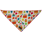 Big  and Little dogs Bandana Birthday Cake ( M/L ) - Premium Bandana > Hondenbandana from Big and Little Dogs - Just €9.99! Shop now at Frenkiezdogshop