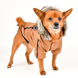 Puppia Fallon Harness Jacket Camel - Premium Hondenkleding > hondenjas from Puppia - Just €82.99! Shop now at Frenkiezdogshop