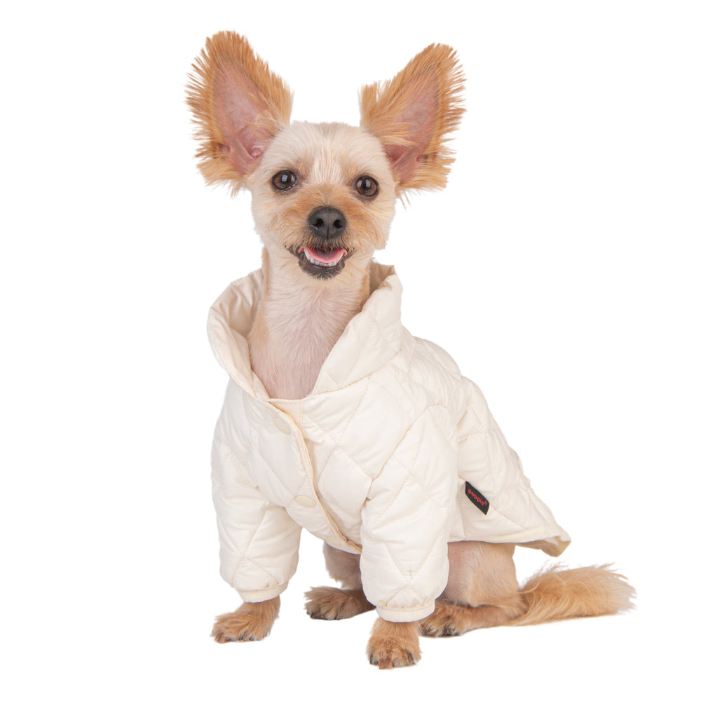 Puppia Cotton Candy  Jumper Ivory - Premium Hondenkleding > hondenjas from Puppia - Just €70.99! Shop now at Frenkiezdogshop