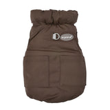 Puppia Puffer Vest Harness Jumper Brown - Premium Hondenkleding > Hondentrui from Puppia - Just €70.99! Shop now at Frenkiezdogshop